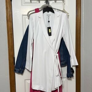 Giani Bini Raina Blazer Dress White